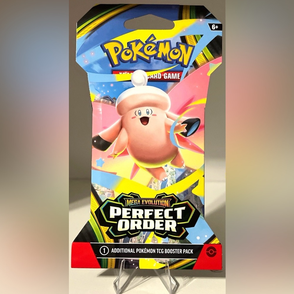 Pokémon TCG: Mega Evolution Perfect Order - CLEFABLE Print - 1 TCG Booster Pack